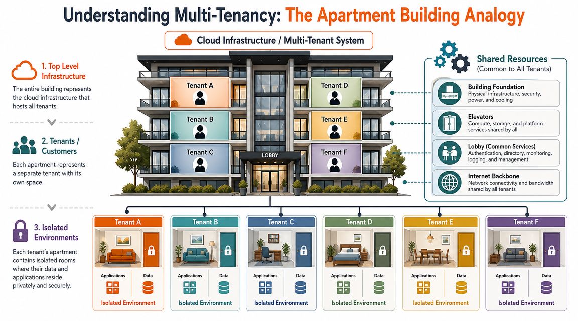 Understanding the Apartment Building Analogy in Cloud